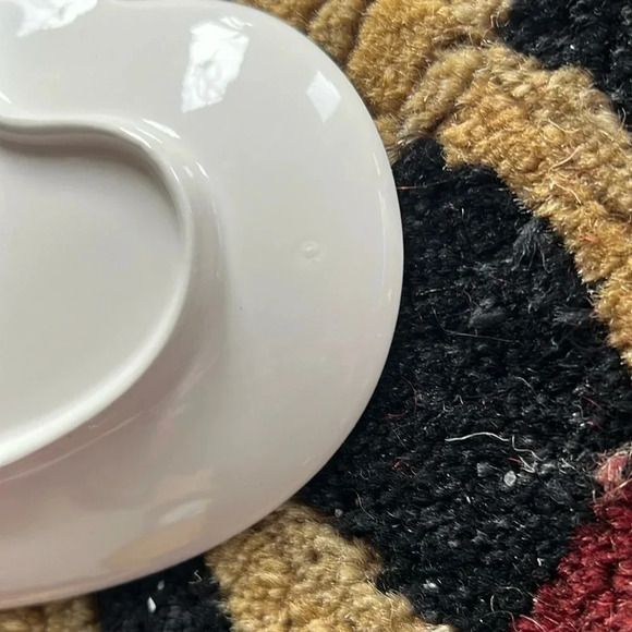 Nikko Christmastime China Heart Shape Candy Trinket Dish Retired Pattern Small - Picture 9 of 13